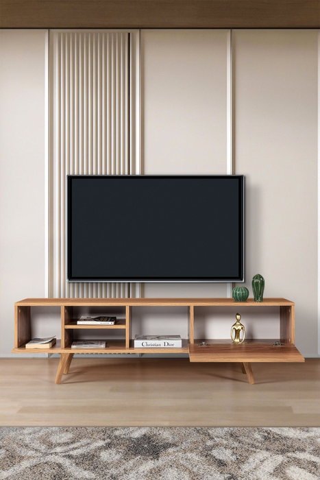 Hanah Home Ela 3632 Soporte para TV Nogal